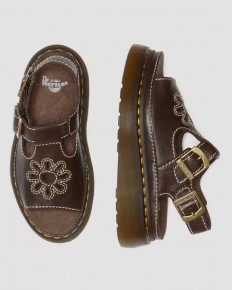 לצפייה במוצר Dr Martens Dunnet flower sandals in brown